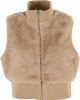 Грейка Ladies Cropped Faux Fur Vest wetsand XS