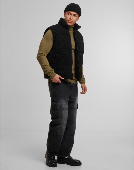 Грейка Basic Teddy Puffer Vest black XXL Грейка Basic Teddy Puffer Vest black XXL