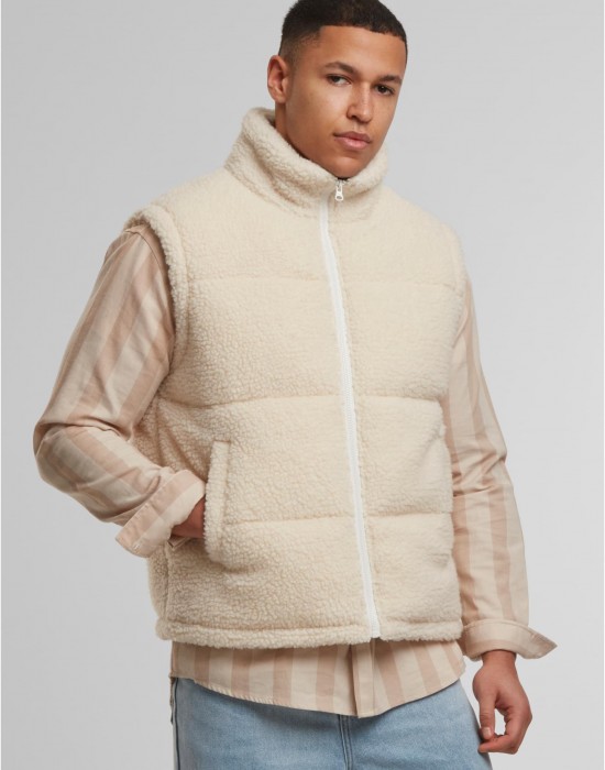 Грейка Basic Teddy Puffer Vest whitesand XXL Грейка Basic Teddy Puffer Vest whitesand XXL