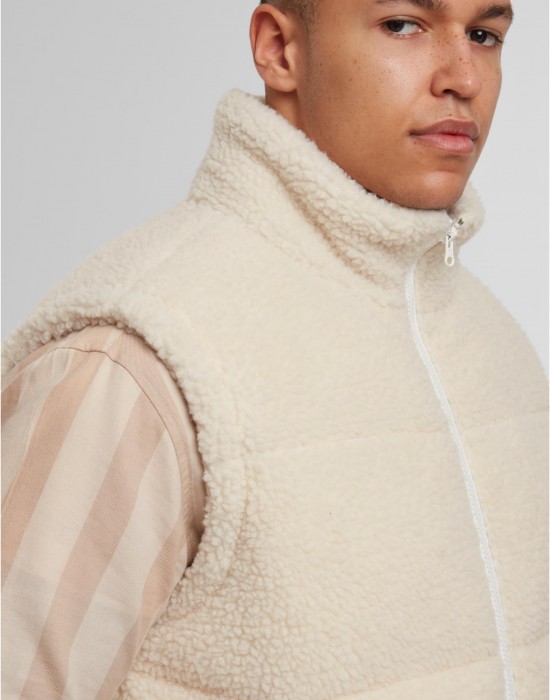 Грейка Basic Teddy Puffer Vest whitesand XXL Грейка Basic Teddy Puffer Vest whitesand XXL