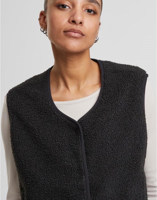 Грейка Ladies Buttoned Teddy Vest black XXL