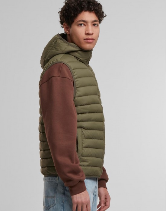 Грейка Basic Light Weigh Vest With Hood darkolive XXL Грейка Basic Light Weigh Vest With Hood darkolive XXL