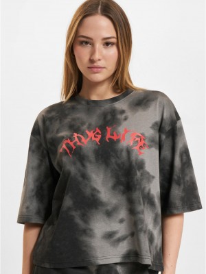 Тениска Thug Life Sky T-Shirts black/grey XS Тениска Thug Life Sky T-Shirts black/grey XS