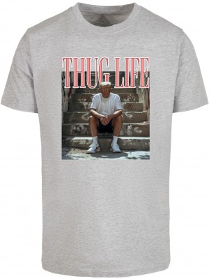 Тениска TLTS220M ThugLife Trump T-Shirt heather grey XXL Тениска TLTS220M ThugLife Trump T-Shirt heather grey XXL