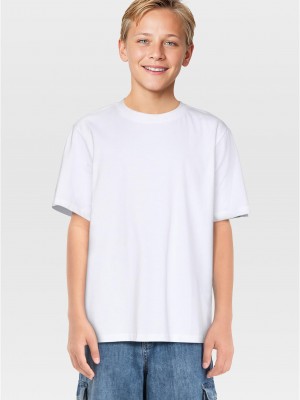 Тениска за момчета Boys Tall Tee 3 Pack white+white+white 158/164
