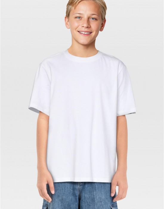 Тениска за момчета Boys Tall Tee 3 Pack white+white+white 158/164