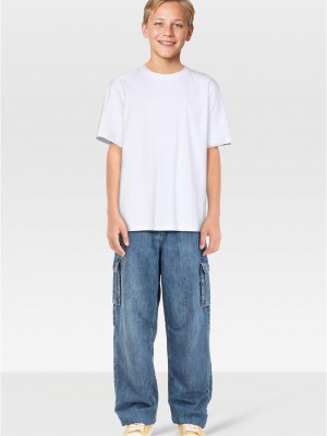 Тениска за момчета Boys Tall Tee 3 Pack white+white+white 158/164