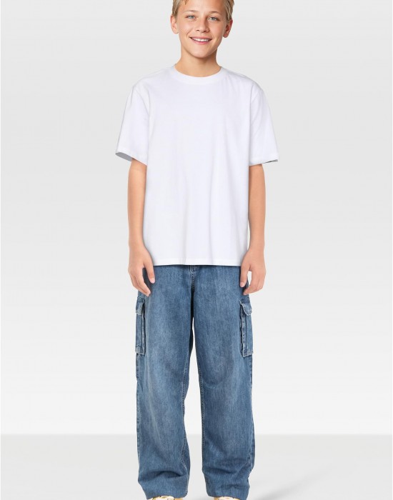 Тениска за момчета Boys Tall Tee 3 Pack white+white+white 158/164