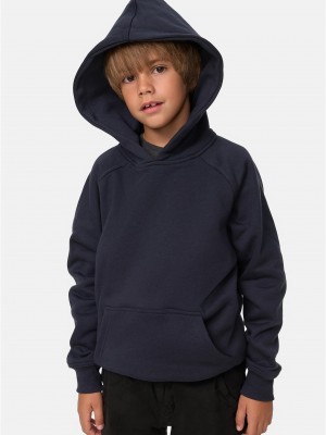 Boys Blank Hoody navy 158/164
