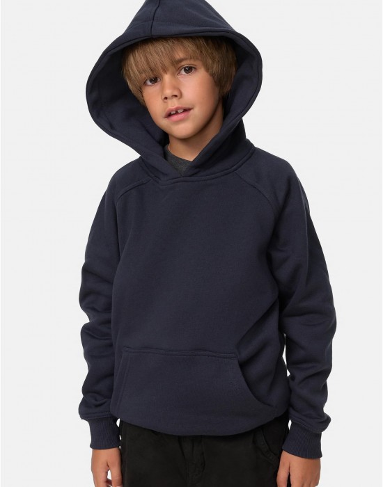 Boys Blank Hoody navy 158/164