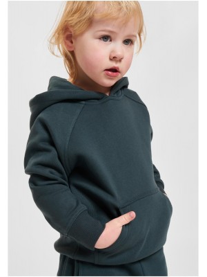 Boys Blank Hoody bottlegreen 158/164