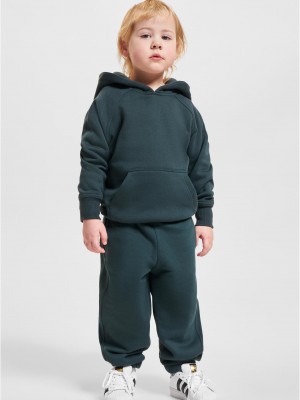 Boys Blank Hoody bottlegreen 158/164