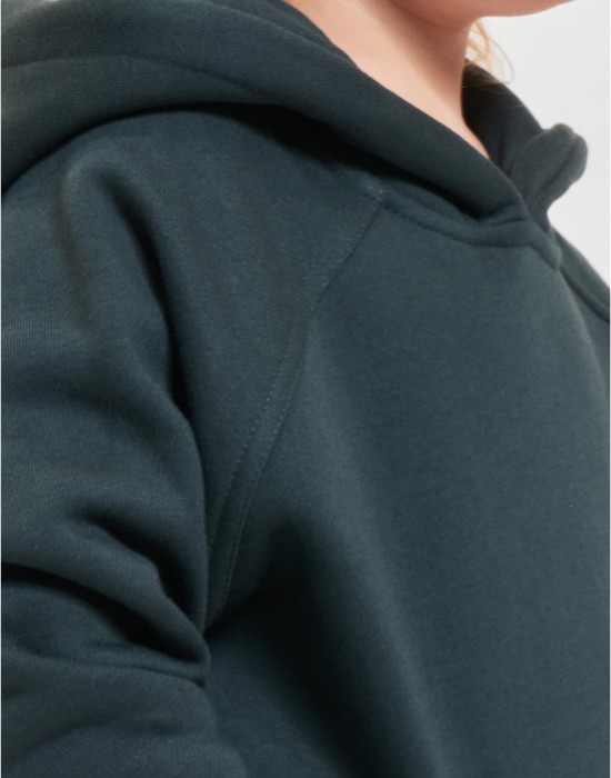 Boys Blank Hoody bottlegreen 158/164