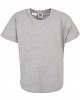 Тениска за момчета Boys Long Shaped Turnup Tee grey 158/164