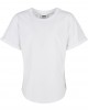 Тениска за момчета Boys Long Shaped Turnup Tee white 158/164