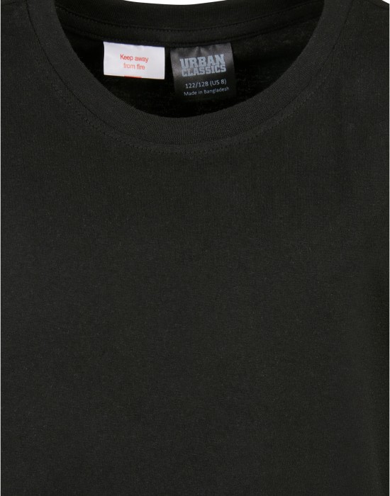 Пакет от 2 броя тениски момчетаBoys Long Shaped Turnup Tee 2-Pack grey+black 158/164