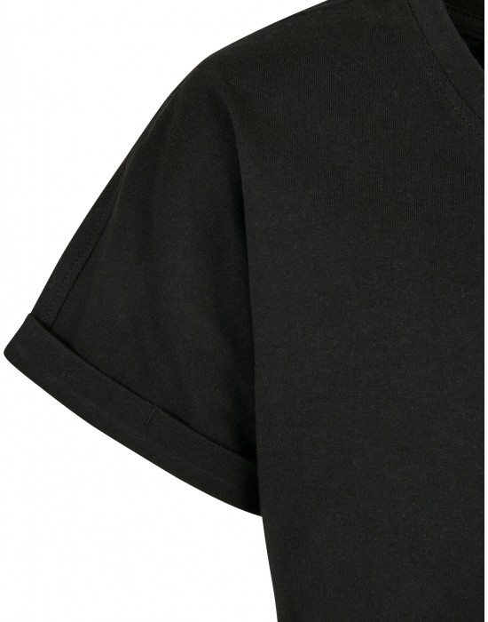 Пакет от 2 броя тениски момчетаBoys Long Shaped Turnup Tee 2-Pack grey+black 158/164