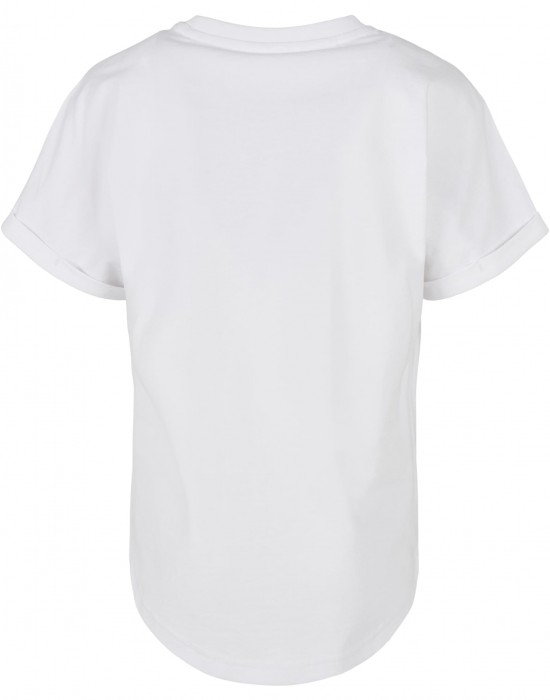 Пакет от 2 броя тениски момчетаBoys Long Shaped Turnup Tee 2-Pack charcoal+white 158/164