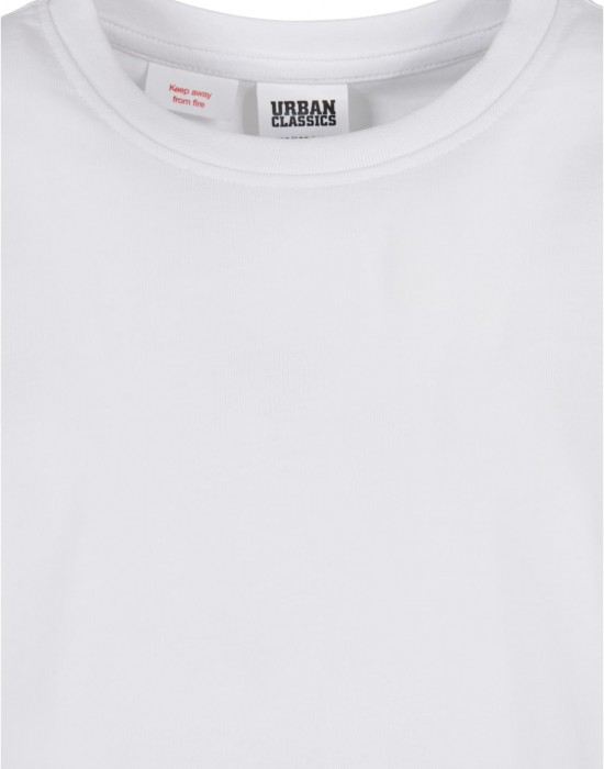 Пакет от 2 броя тениски момчетаBoys Long Shaped Turnup Tee 2-Pack charcoal+white 158/164