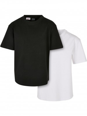 Пакет от 2 броя тениски момчетаBoys Heavy Oversized Tee 2-Pack white+black 158/164