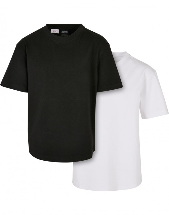 Пакет от 2 броя тениски момчетаBoys Heavy Oversized Tee 2-Pack white+black 158/164