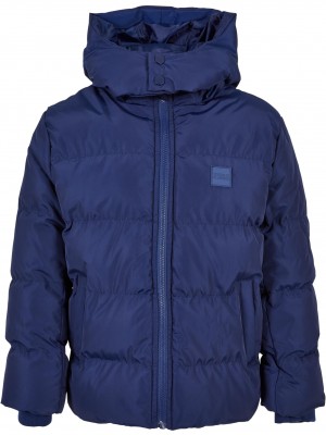 Boys Hooded Puffer Jacket spaceblue 158/164