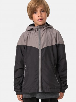 Boys 2-Tone Tech Windrunner asphalt/black 158/164