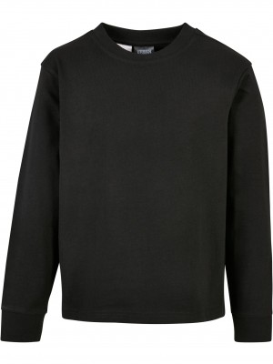Boys Boxy Heavy Longsleeve black 158/164