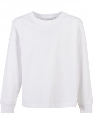 Boys Boxy Heavy Longsleeve white 158/164