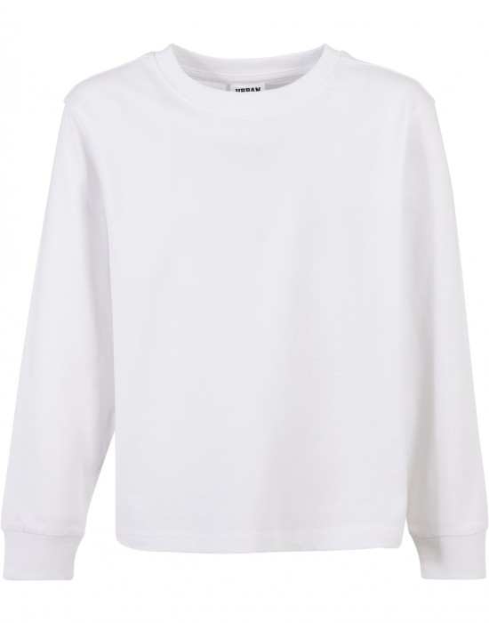 Boys Boxy Heavy Longsleeve white 158/164