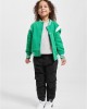 Boys Inset College Sweat Jacket bodegagreen/white 158/164