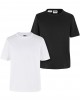 Пакет от 2 броя тениски момчетаBoys Organic Basic Tee 2-Pack white/black 158/164