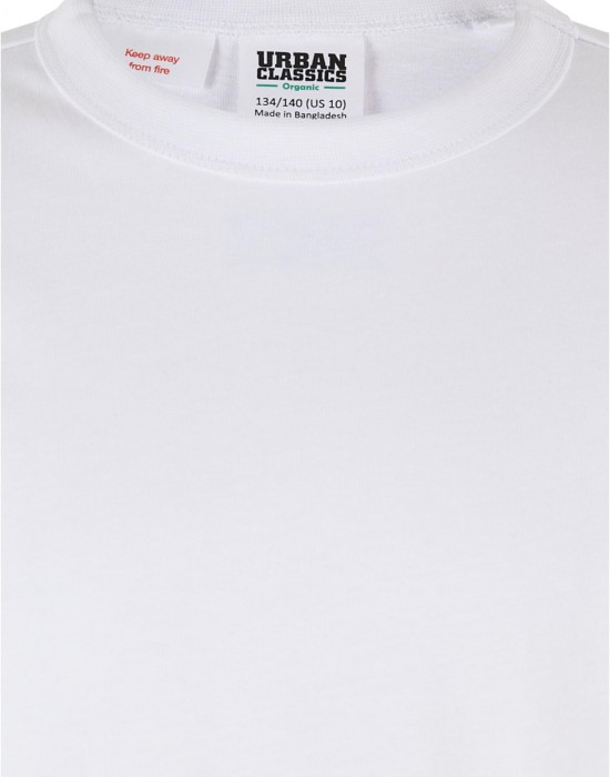 Пакет от 2 броя тениски момчетаBoys Organic Basic Tee 2-Pack white+white 158/164