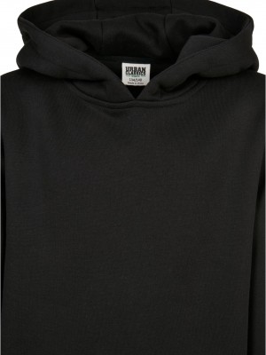 Boys Organic Basic Hoody black 158/164