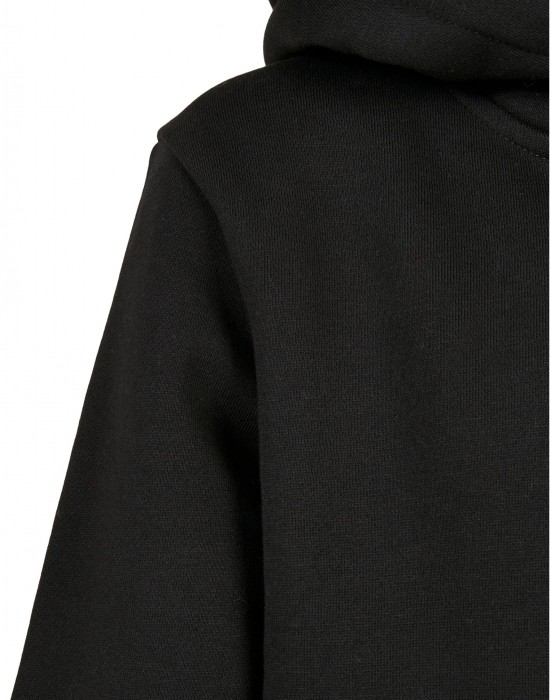 Boys Organic Basic Hoody black 158/164