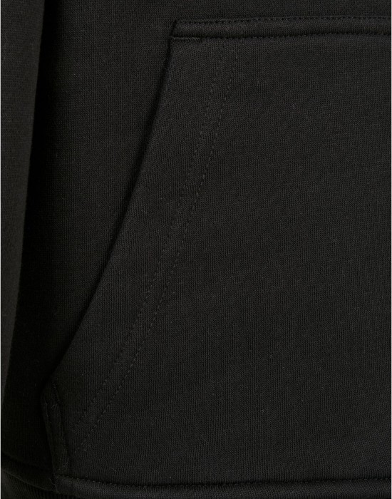 Boys Organic Basic Hoody black 158/164