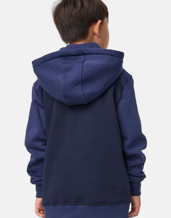 Boys 2-Tone Fake Raglan Hoody midnightnavy/darkblue 158/164