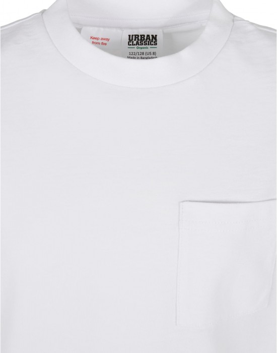 Пакет от 2 броя тениски момчетаBoys Organic Cotton Basic Pocket Tee 2-Pack black/white 158/164