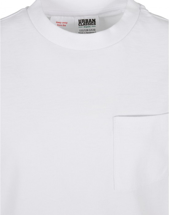Пакет от 2 броя тениски момчетаBoys Organic Cotton Basic Pocket Tee 2-Pack white/darkblue 158/164