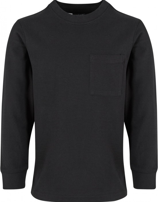 Boys Heavy Oversized Pocket Longsleeve black 158/164