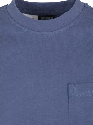 Boys Heavy Oversized Pocket Longsleeve vintageblue 158/164