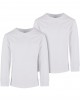 Boys Heavy Oversized Pocket Longsleeve 2-Pack white+white 158/164