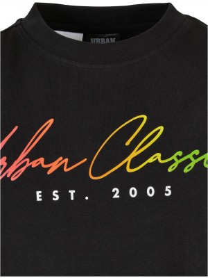 Тениска за момчета Boys Script Logo Tee black 158/164