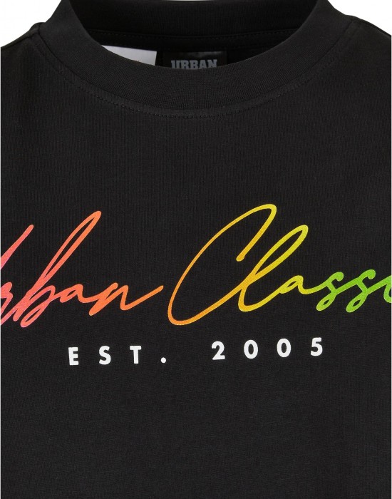 Тениска за момчета Boys Script Logo Tee black 158/164