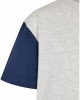 Тениска за момчета Boys Organic Oversized Colorblock Tee lightgrey 158/164