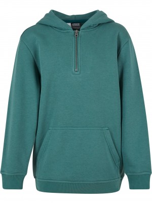 Boys Boxy Zip Hoody paleleaf 158/164