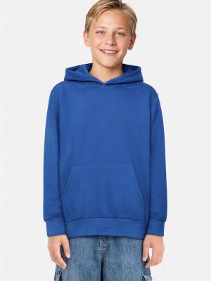 Boys Light Terry Hoody royal 158/164