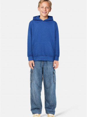 Boys Light Terry Hoody royal 158/164