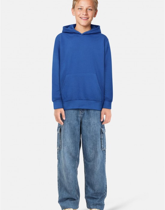 Boys Light Terry Hoody royal 158/164