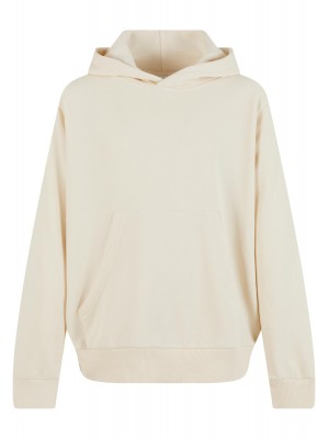 Boys Light Terry Hoody whitesand 158/164